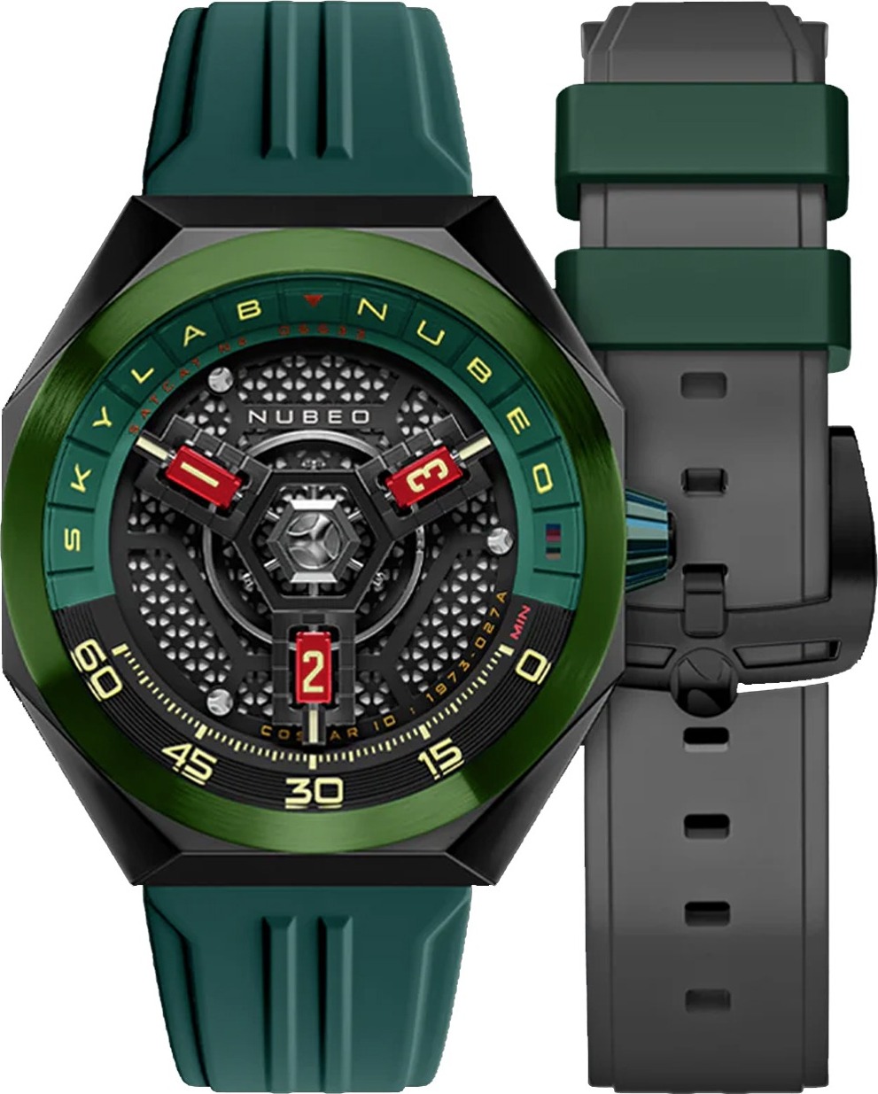 Nubeo NB-6083-09 Herrenuhr Skylab Automatik Limited 48mm 10ATM