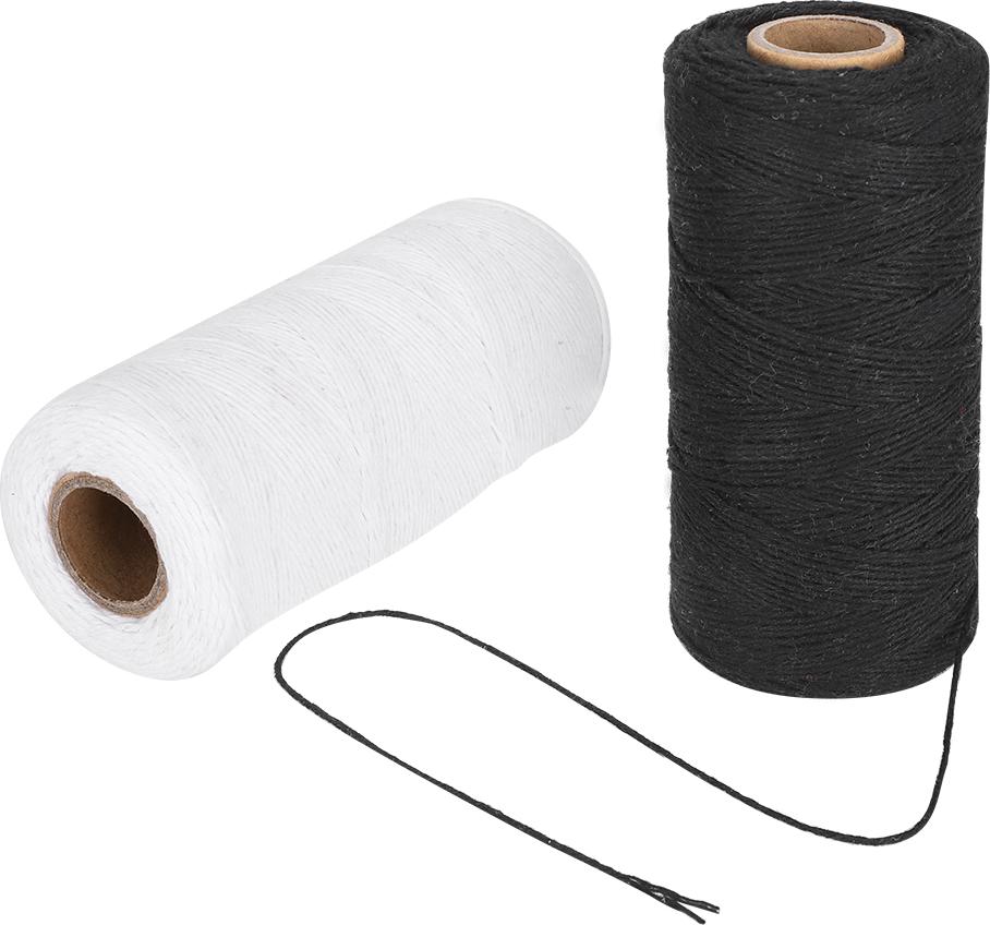 Gistuch 2pcs Stickmaschine Maschine Faden 8/4 Warp Garnweber Carpe Ture Baumwollspinnen 250 Meter