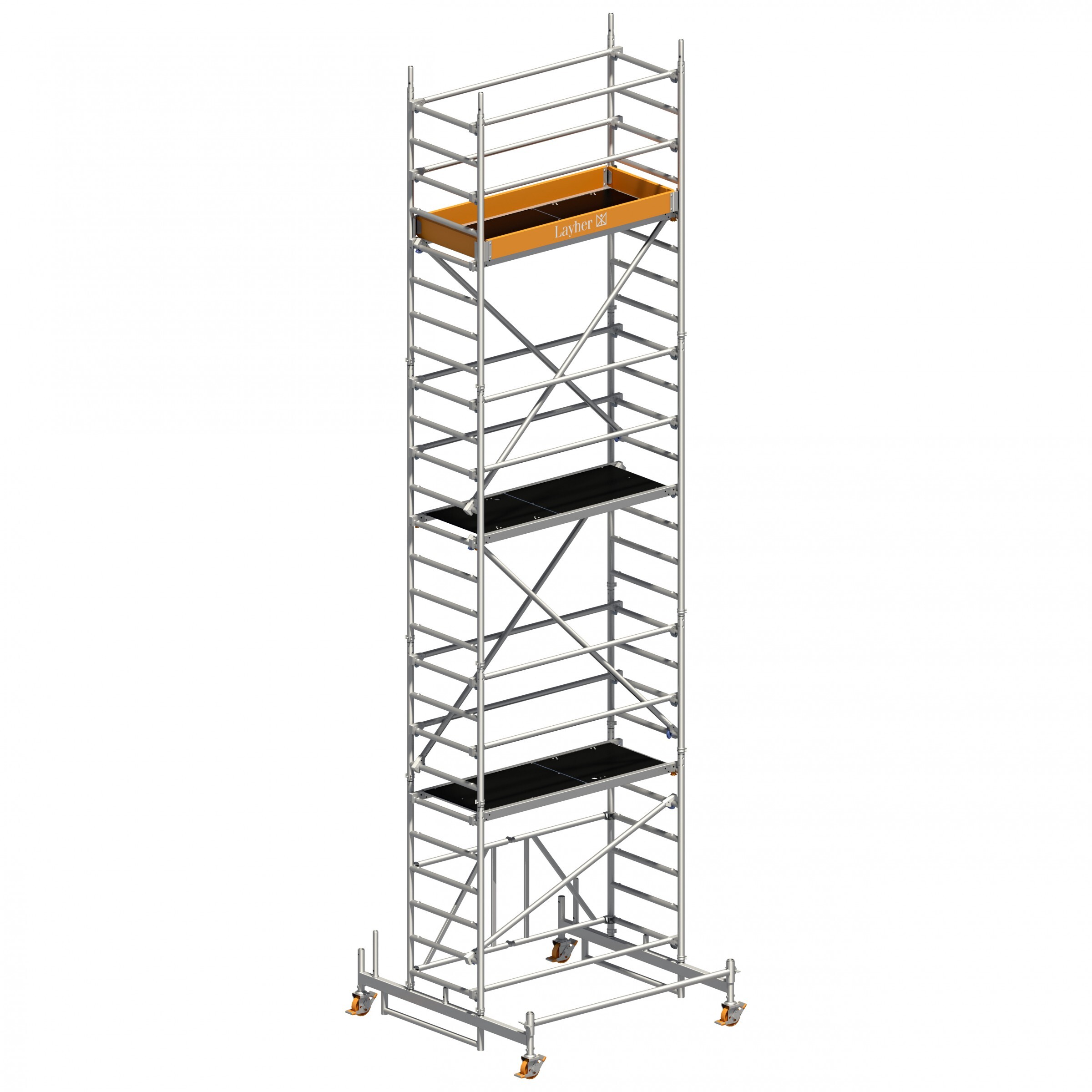 Layher Rollgerüst Zifa Sicherheitsaufbau P2 7,76m AH 1406216