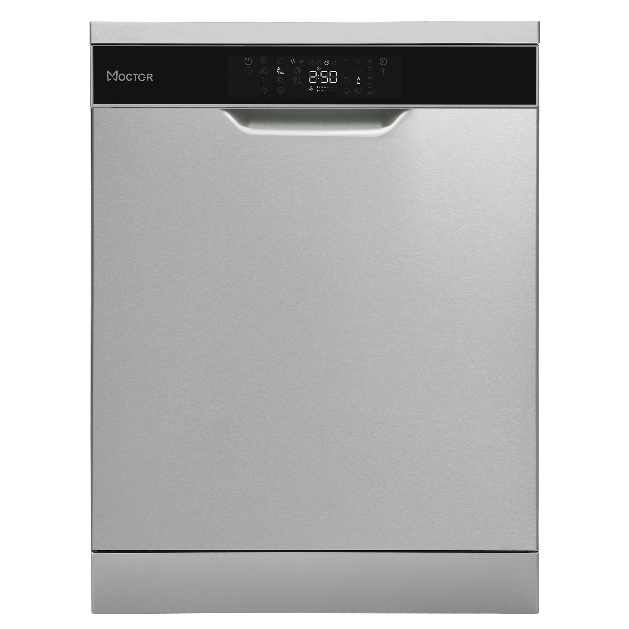 MOCTOR DW70014AS Geschirrspüler freistehend Silber 14 Gedecke Aquastop Auto Door Moctor App 10821419