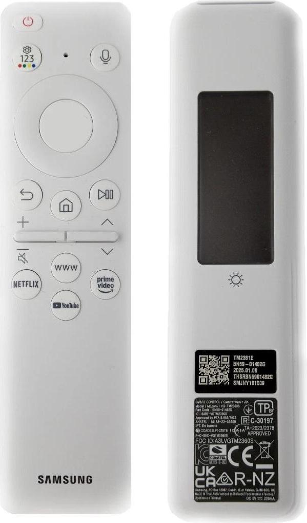 Originale Fernbedienung für Samsung TV BN59-01482G mit YouTube und Netflix taste