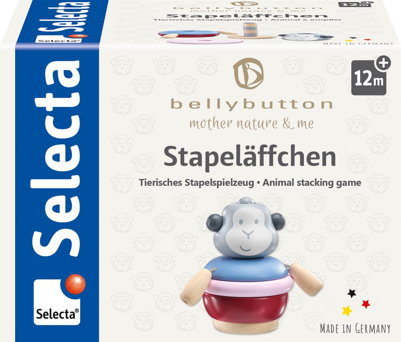 Selecta 64026 bellybutton by Selecta Stapelspielzeug Stapeläffchen