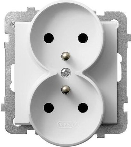Ospel GP-2RRZ/m/00, Weiß, IP20, 16 A, 71 mm, 48 mm, 71 mm