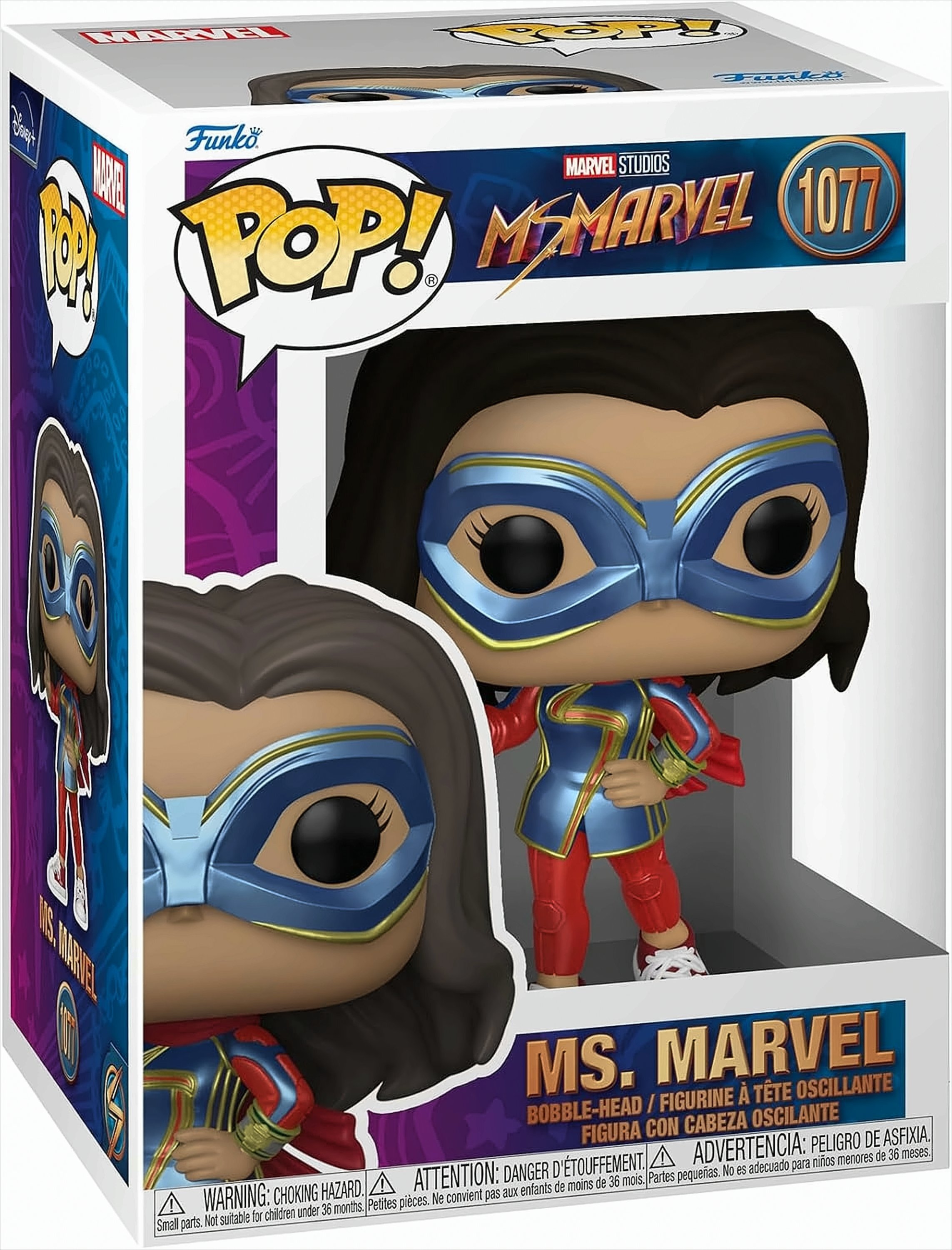 Marvel Studios Ms. Marvel - Ms. Marvel 1077 - Funko Pop! Vinyl Figur 59495