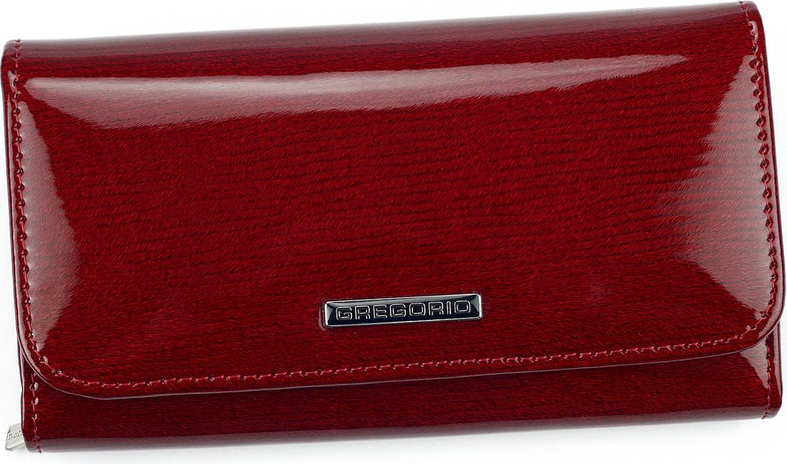 Klassische große, längliche Gregorio Damen-Geldbörse