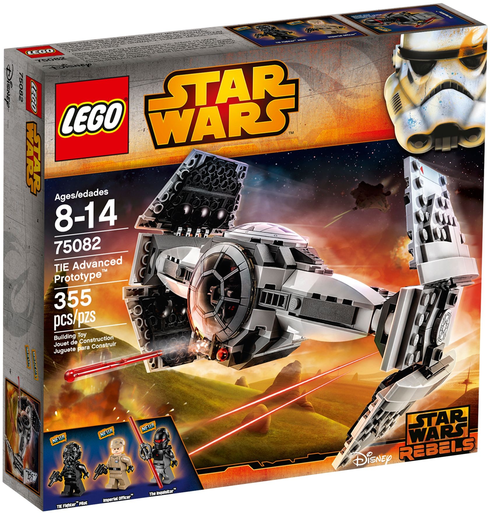 Lego 75082 Star Wars - TIE Advanced Prototype