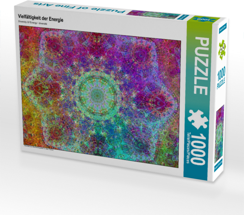 Calvendo Vielfältigkeit der Energie 1000 Teile Puzzle quer 640x480mm, GADEH ALAYA; 7413639