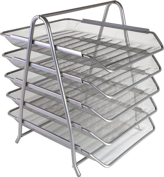 OEM 5-Tier-Metalldienstisch - Silber 2026