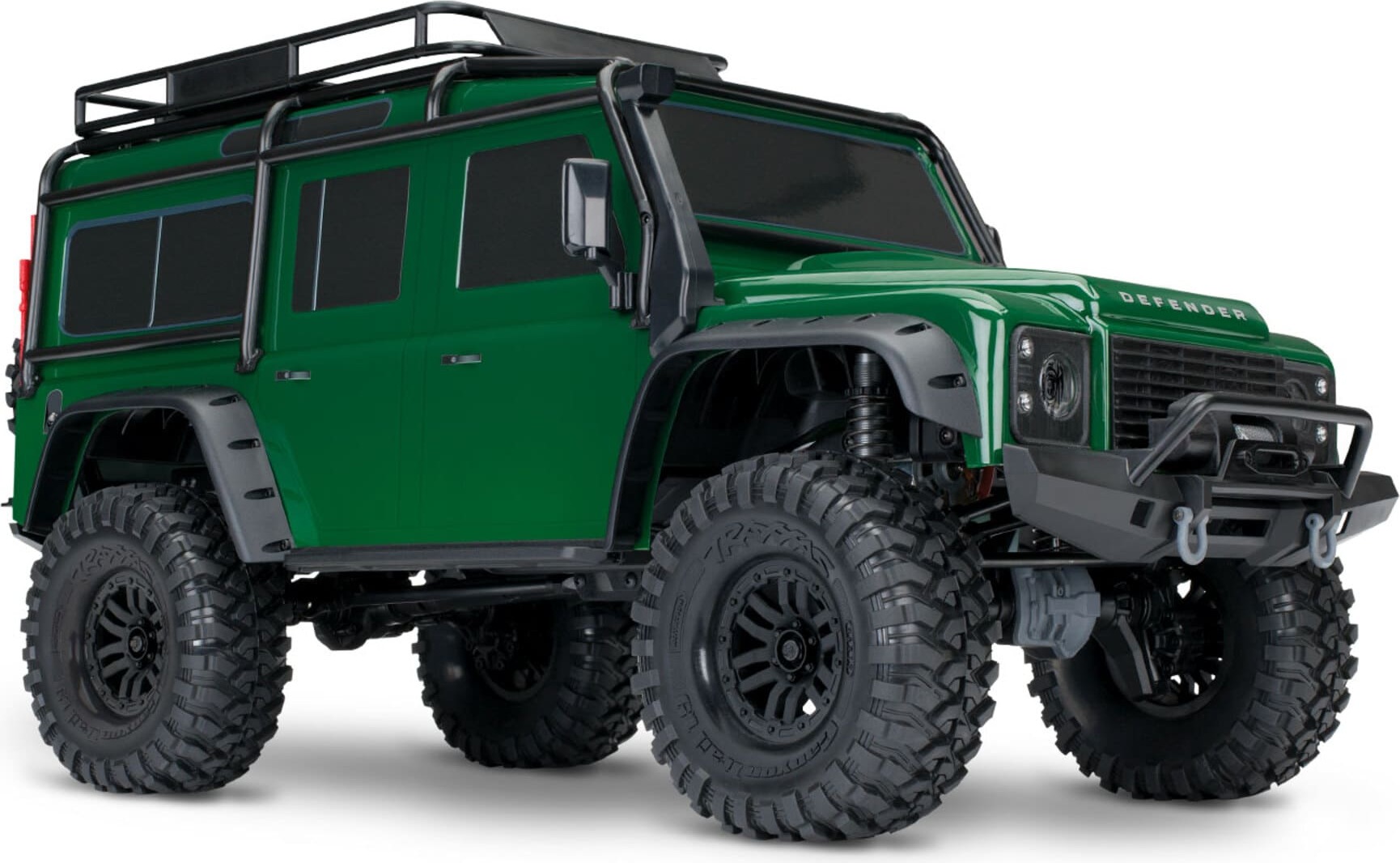 Traxxas TRX-4 LR Defender 1:10 Crawler RTR grün - mit T-Lock Sperrdifferentialen Clipless TRX82256-4-GRN