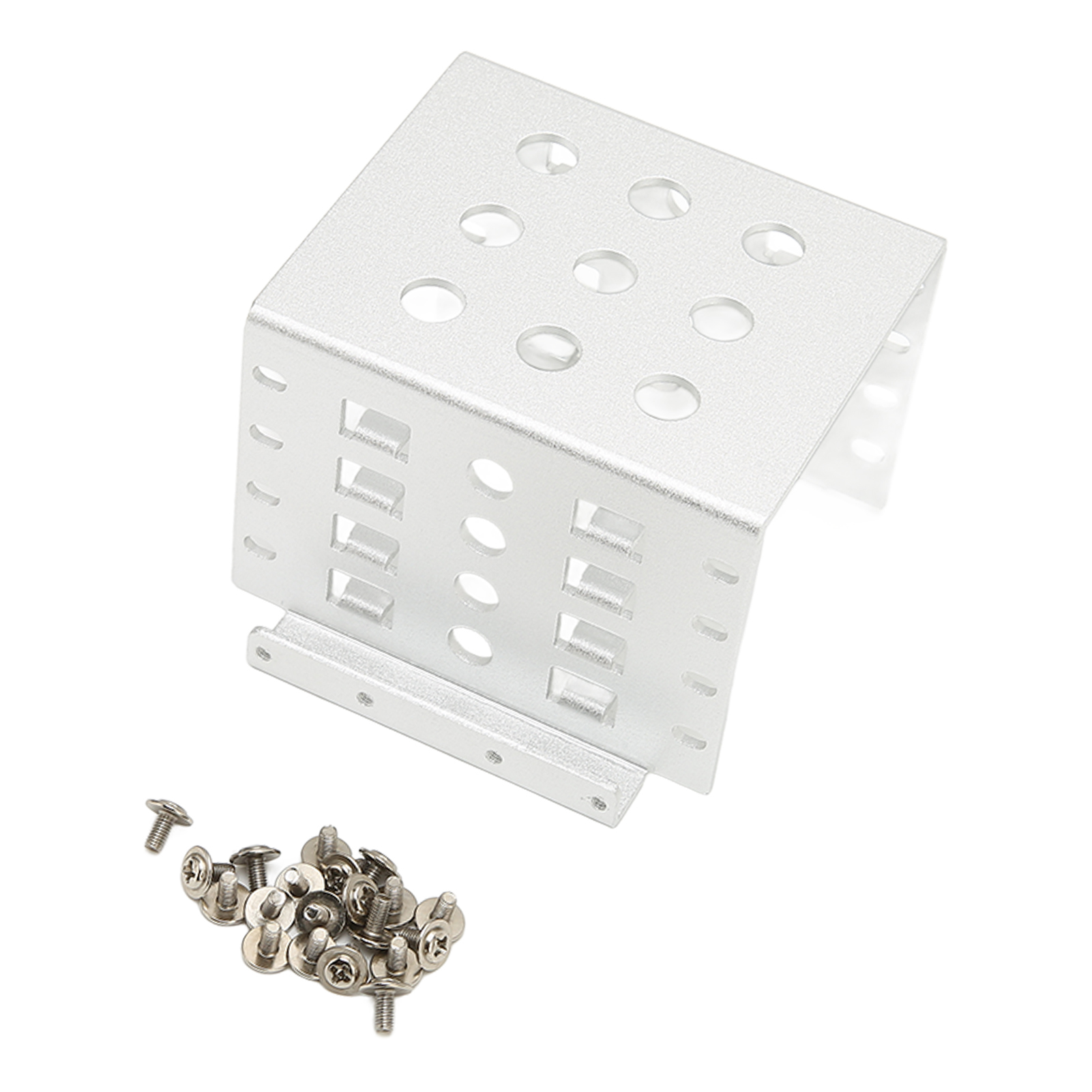 2.5in HDD Mounting Rack,2.5in Hard Drive Cage,2.5in Hard Drive Rack,Metal Hard Drive Rack,HDD Mounting Bracket Kit,Mounting Adapter for 2.5in HDD