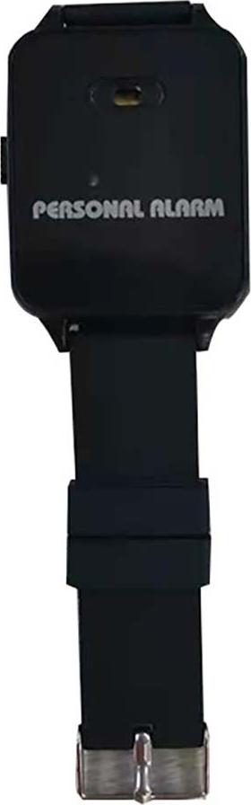 INF Tragbare Persönlicher Alarm Uhr - Schwarz, 125dB Lauter Notfallalarm 392269