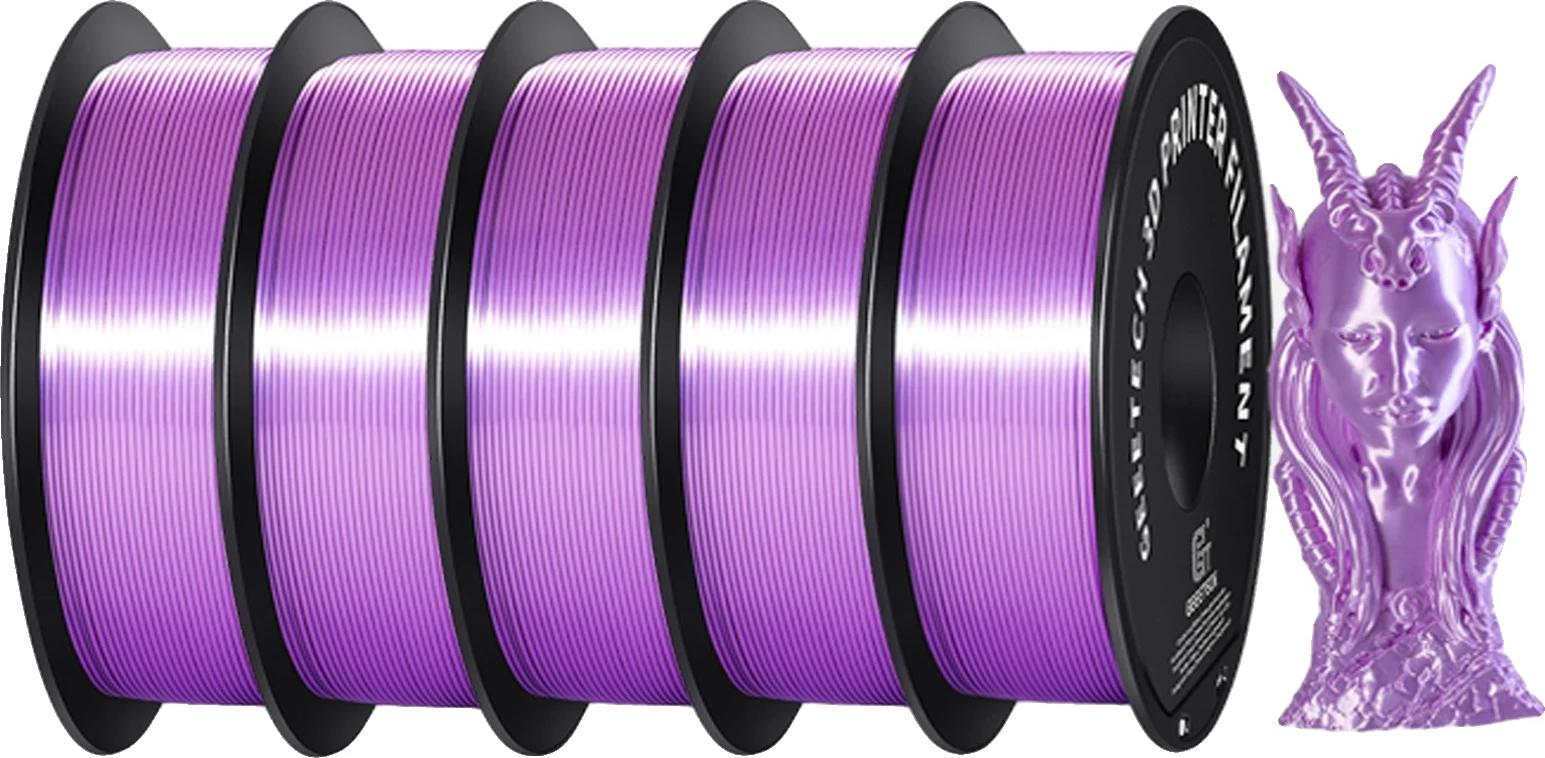 OEM 3D-Filament, PLA-Material, seidenähnliche Oberfläche, LILA 1624