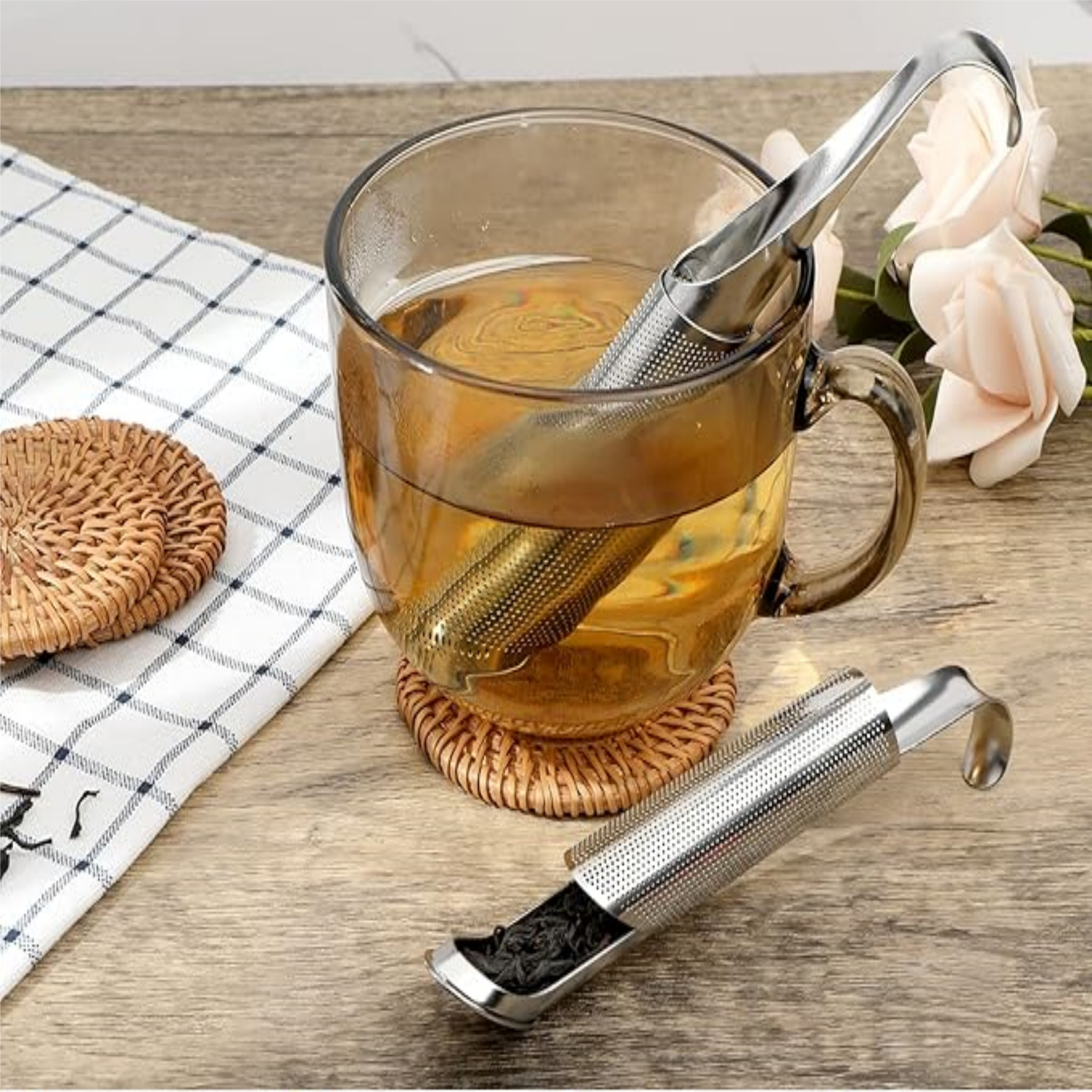 Teefilter 2 Stück 4 Cm Teeei Tee Sieb Die Edelstah Produktbild-Vorschau 2