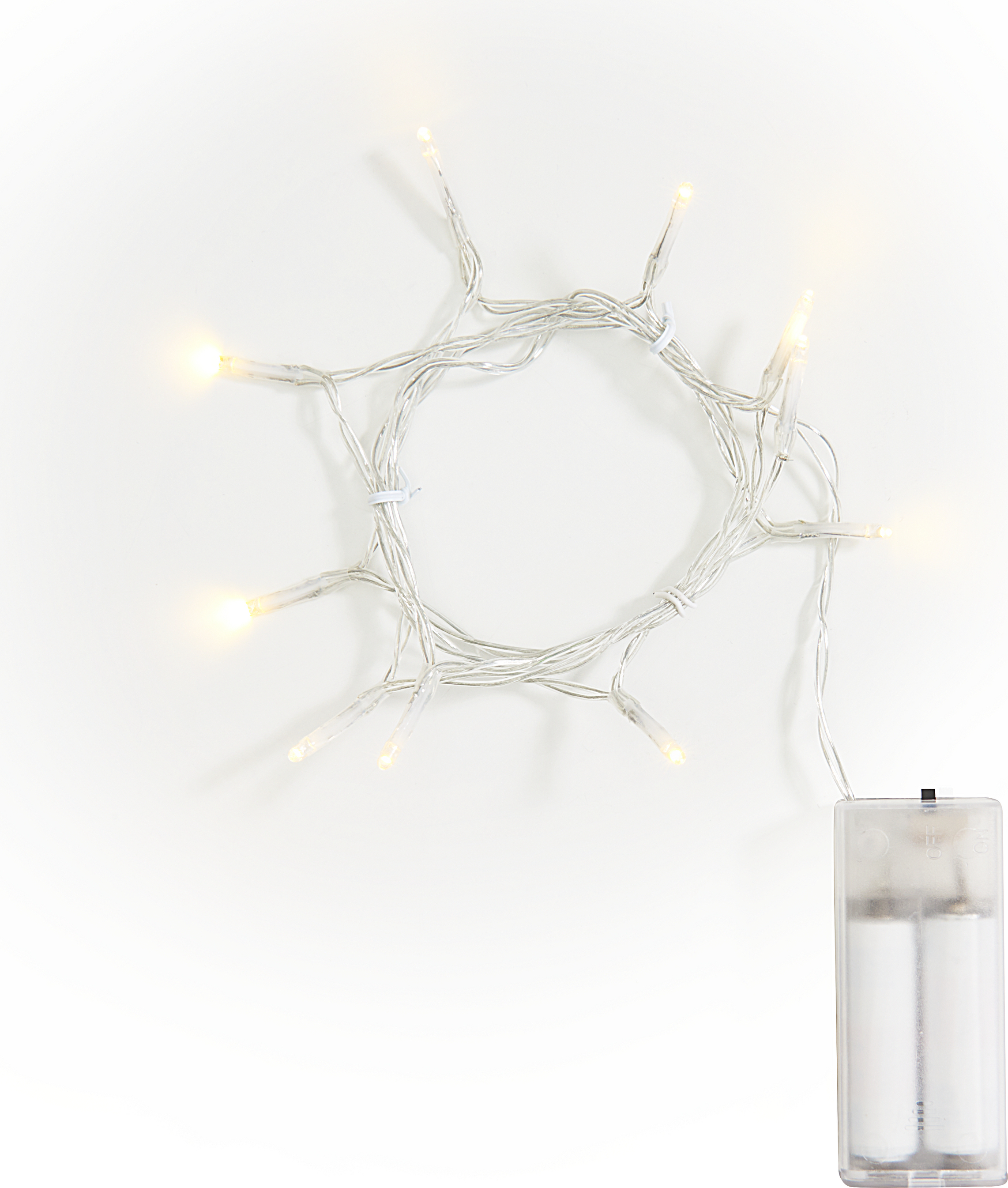 VBS LED Lichterkette 10 LEDs 1.15 m Abstand 10 cm Schalterabstand 24 cm
