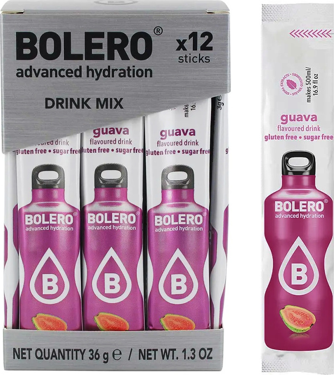 Bolero Sticks (12x3g) Guava - Intra- & Post-Workout - Intra-Workout 2.00.02.03.028