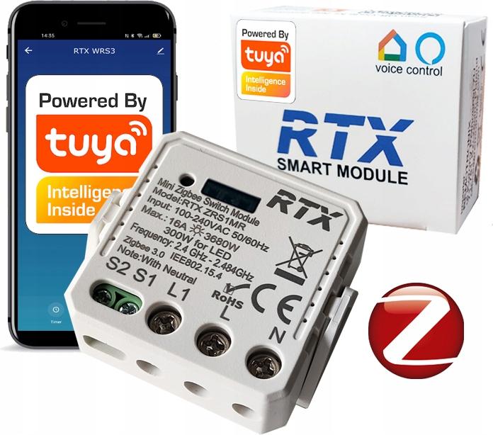 RTX-Modul MINI-Relaissteuerung 16A TUYA ZigBee