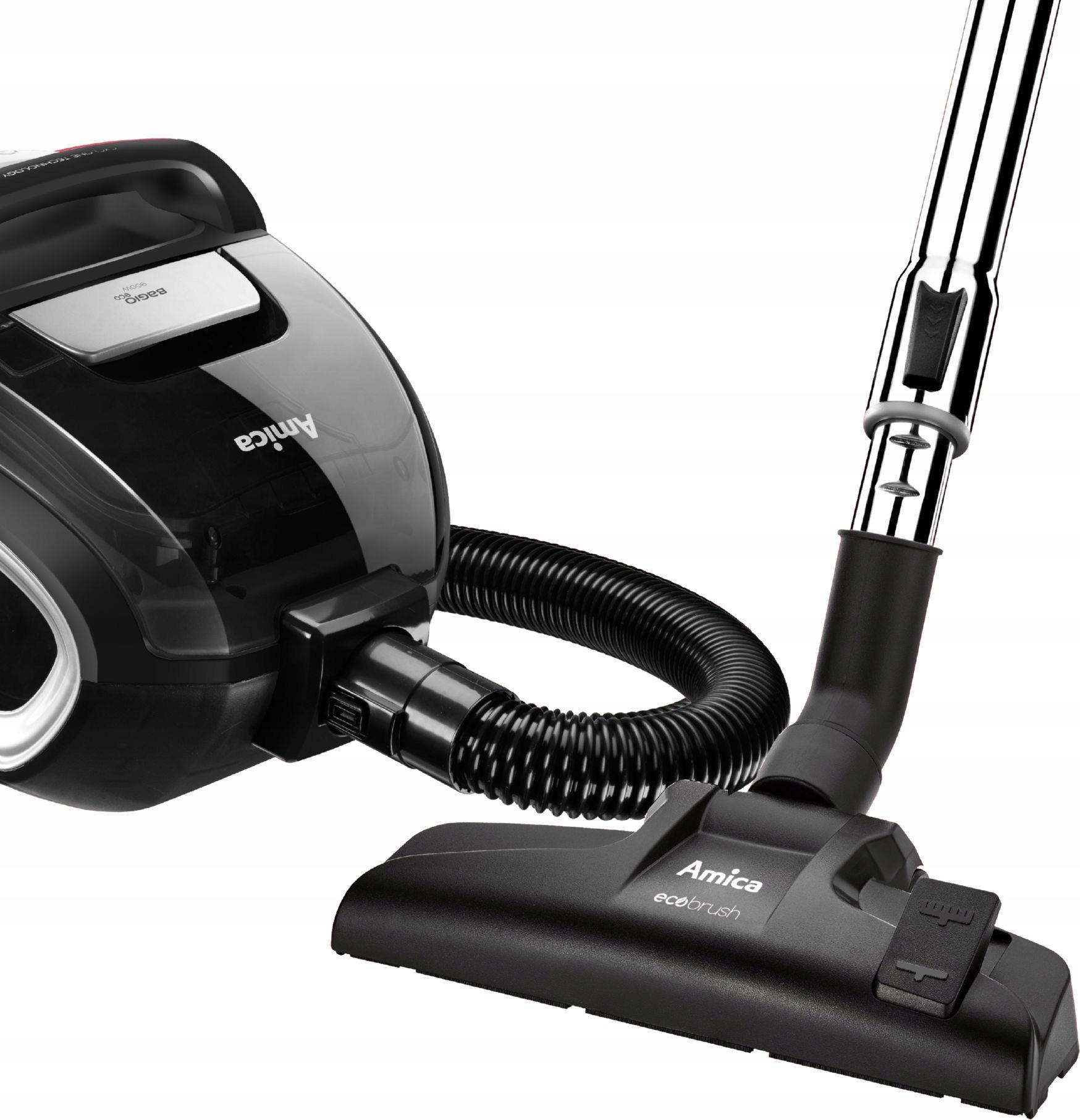 Bezvreckový Vysávač Amica Bagio Eco Vm3046 900W Epa 5M 2L Ss. Pre Čalúnený Nábytok