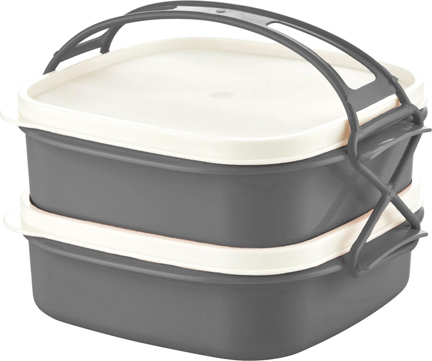 Herzberg 2-Lagige Tetra-Lunchbox HG-L795