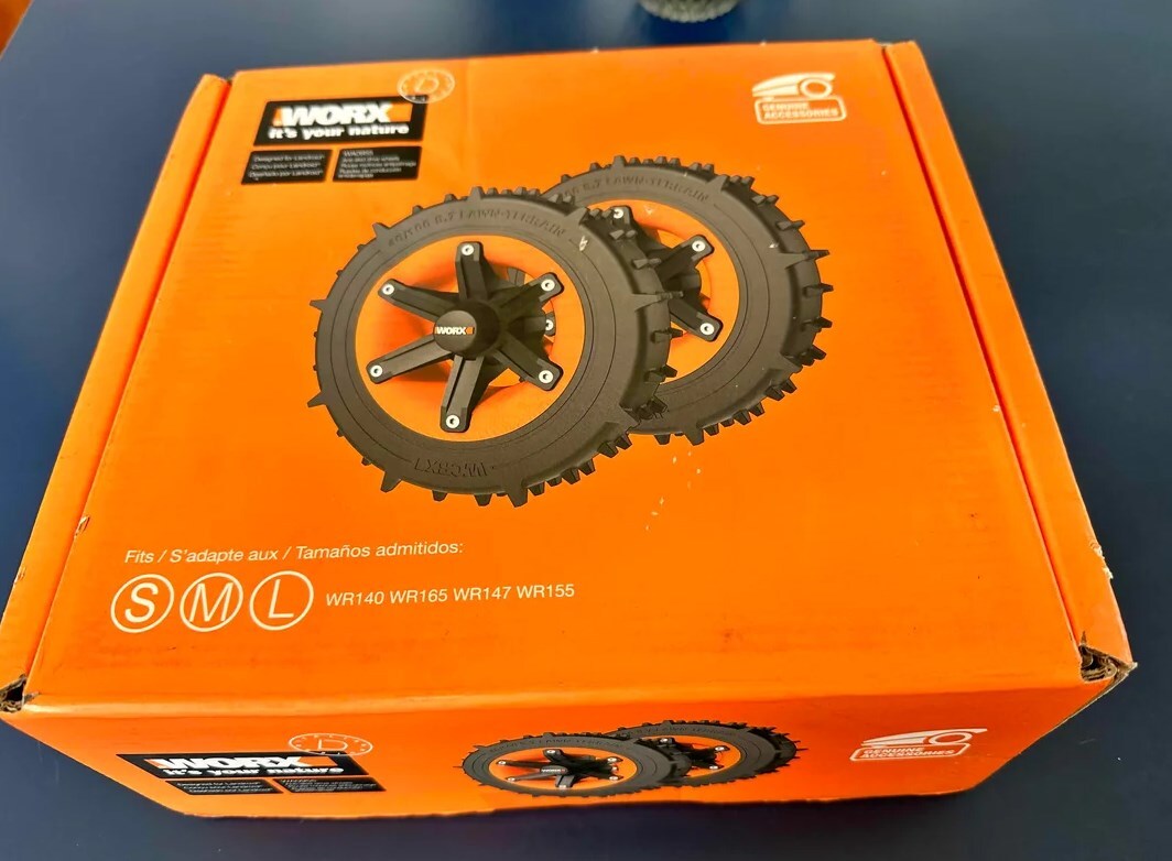 WORX WA0955 Offroad-Räder für Landroid Mähroboter - Optimaler Grip und Traktion 12213A