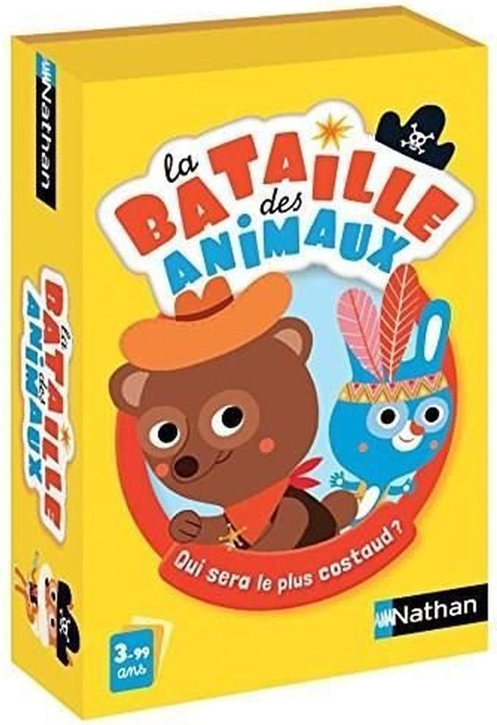 Kartenspiele Nathan La Batille des animaux DIS8410446311394