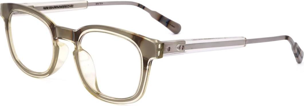 Lunettes De Vue Kris Van Assche X Linda Farrow KVA72 - Monture Transparente 49/20/140