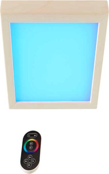 Infraworld LED Farblicht Sion 2A Erle Deckenmontage - EEK: G - S2292A Farblicht Saunaleuchte