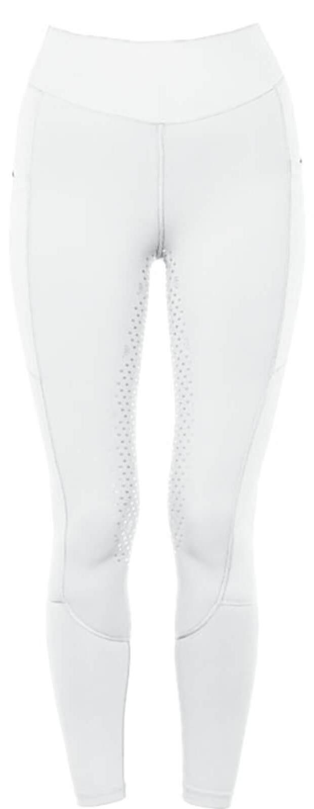 Equestrian Stockholm Reithose Damen Full-Grip Dressage Movement White FS 2024 Damenreithose L