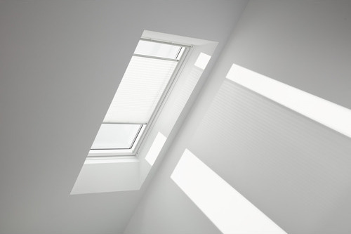 VELUX FHL FK08 1016SWL, Manuell, Slatted, Jalousie, Weiß, Einfarbig, Lichtfilterung