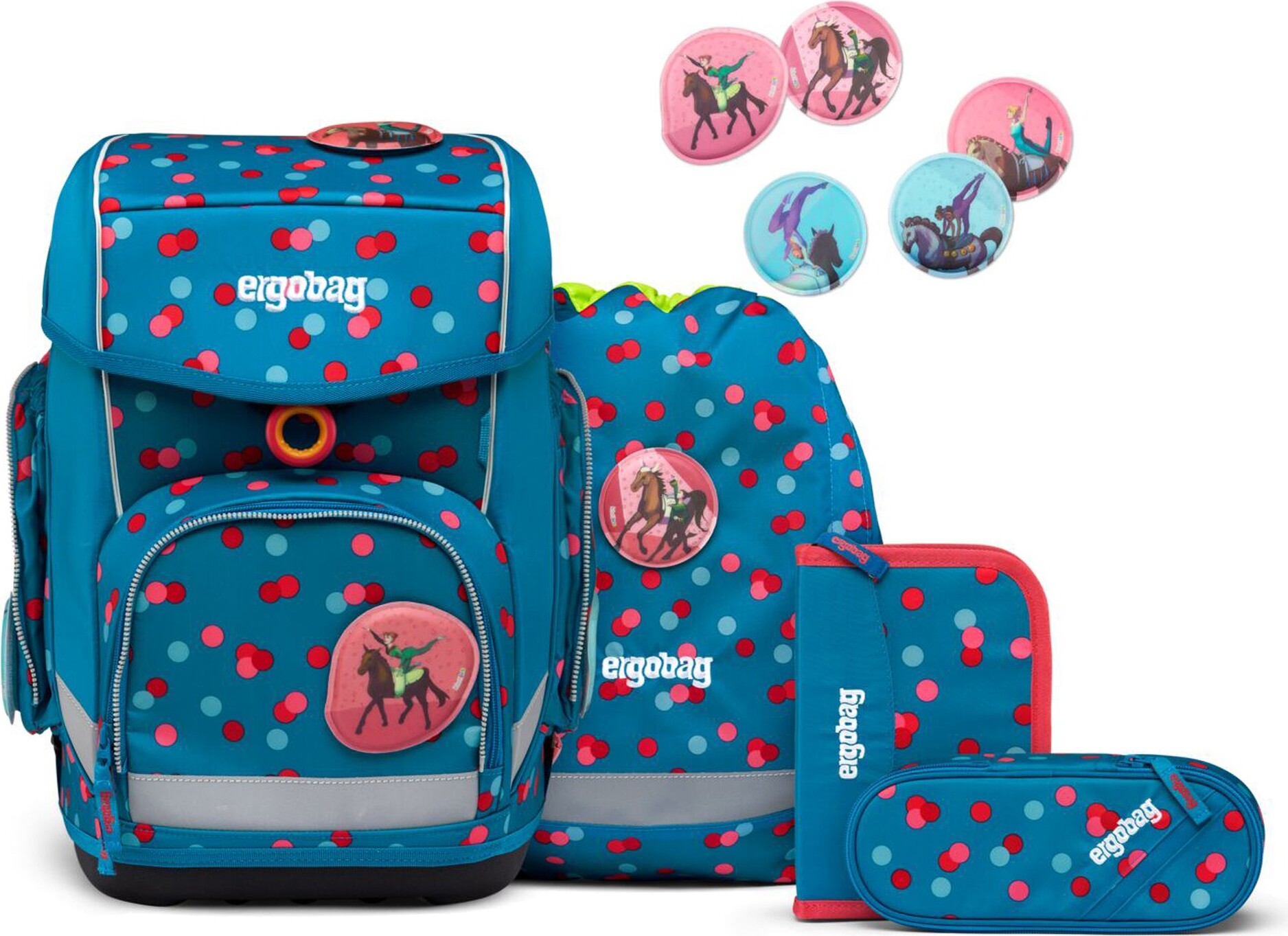 ergobag cubo 5-tlg.Schulranzen-Set VoltiBär 00649-90201-10 VoltiBär