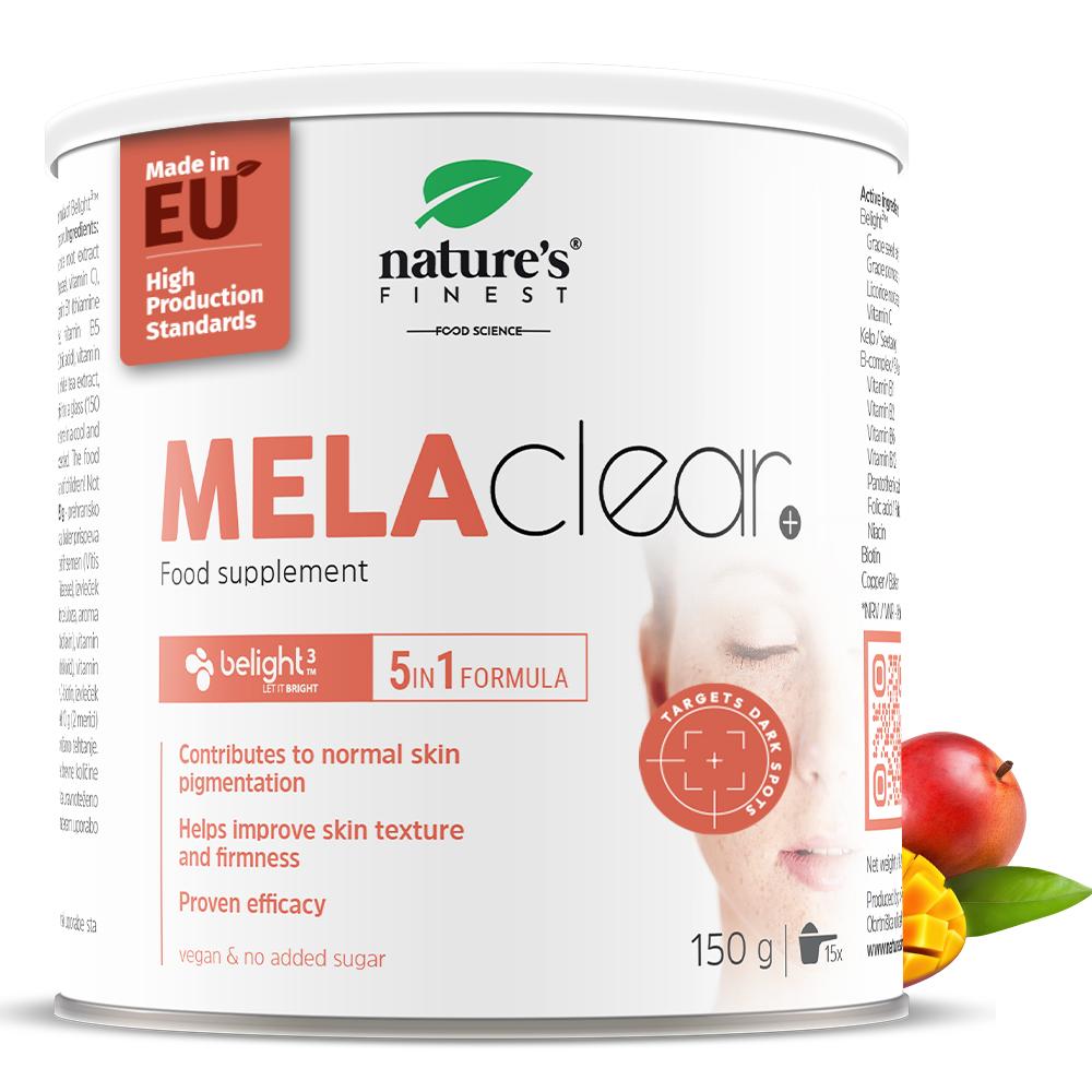 nutrisslim MELAclear+ - Pulver mit Belight, Mangogeschmack, Zitronengeschmack - für eine normale Haut - 150 g 5731