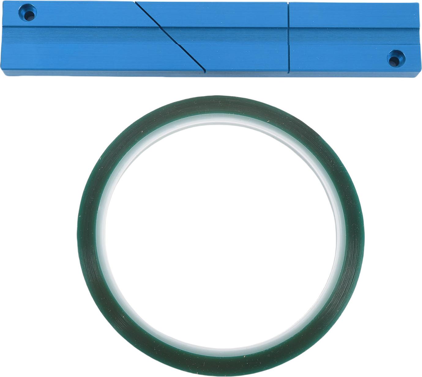 Gistuch Spleißblock-Kit für 1/4 10 Zoll Open Reel Tape Media Aluminiumlegierung mit Blau