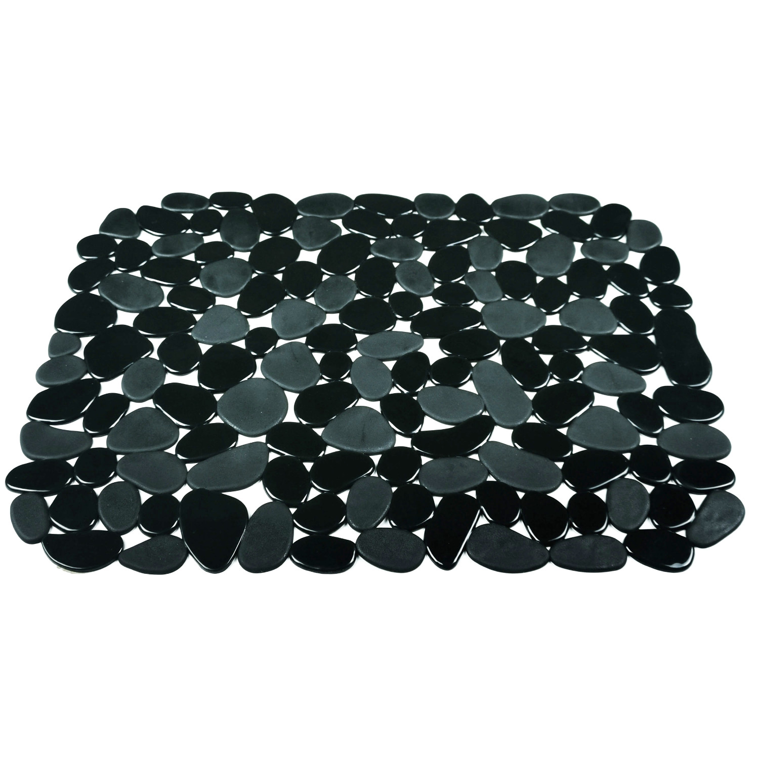 Sanixa Spülbeckeneinlage schwarz 40 x 30 cm Küche Schutz Spülbecken Matte Abtropfmatte Spülmatte PA70507