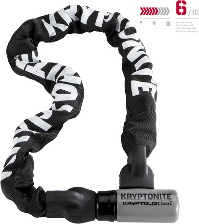 Kryptonite KryptoLok 995 I.C. Kettenschloss (95cm) Silber 000839