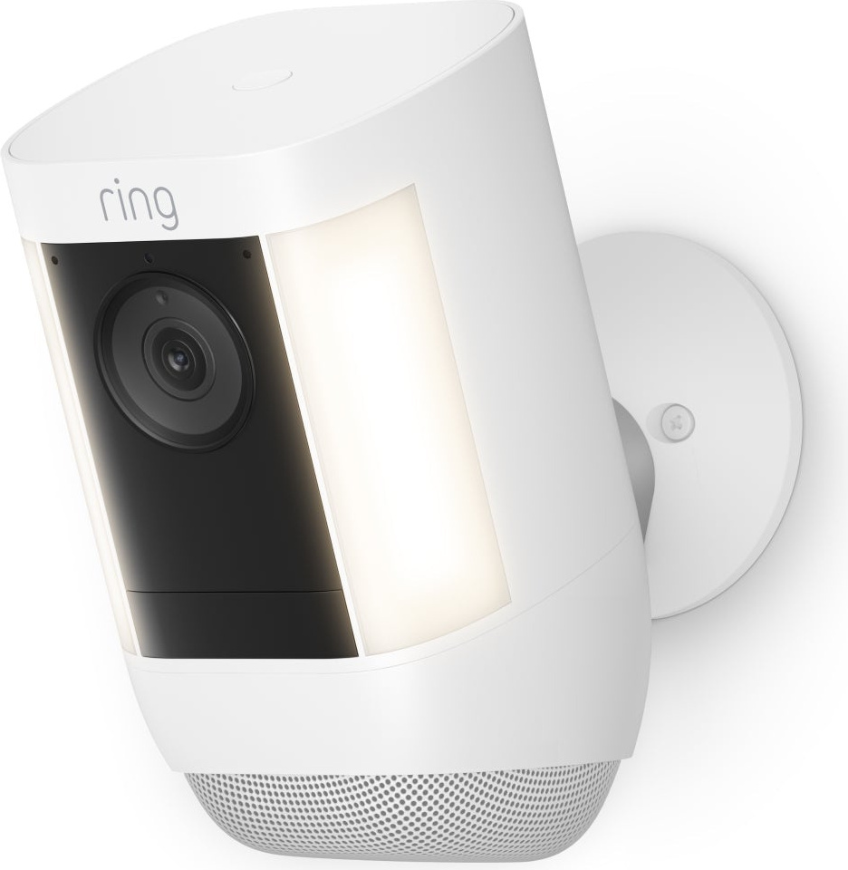 Amazon Ring Spotlight Cam Pro Battery White