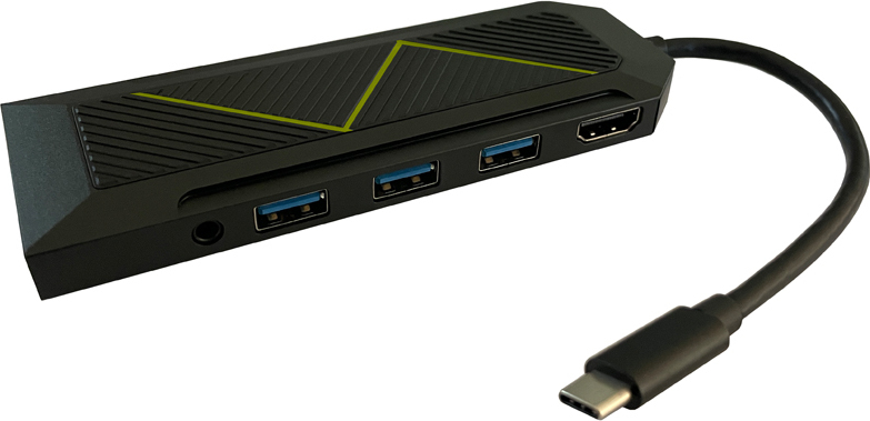 LC-Power USB-Hub LC-HUB-C-Multi-6-RGB