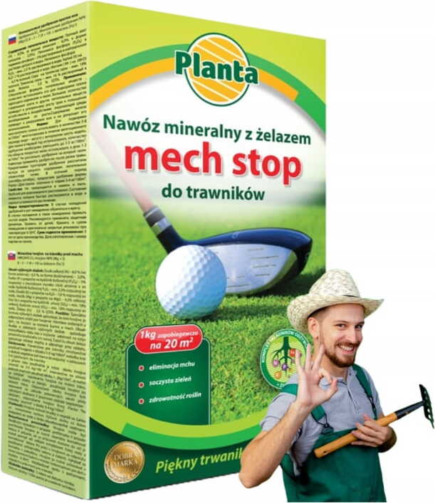 DomoDomo Mineralischer Rasendünger 1kg Bekämpft Moos und stärkt den Rasen