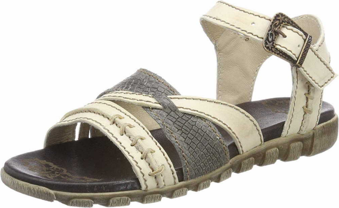 Rovers Komfort Sandalen Bandolero Damen 31333436343038 Beige 37 EU 63001 nieve grey