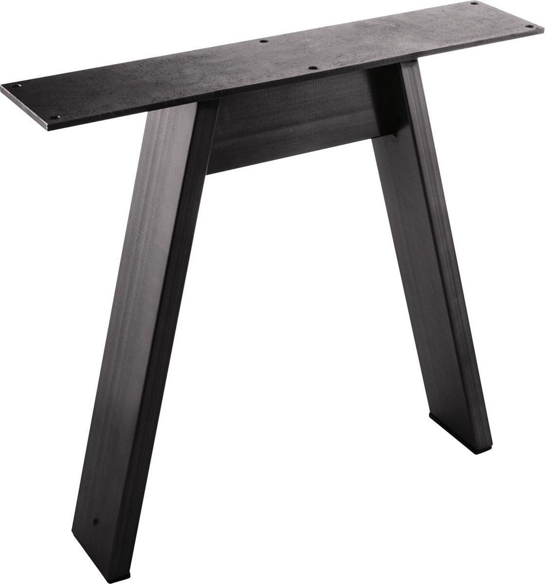 SIMAUSROM Bankkufe A-Form Breite 380 mm Stahl schwarz lackiert 6502.V.RAL9005