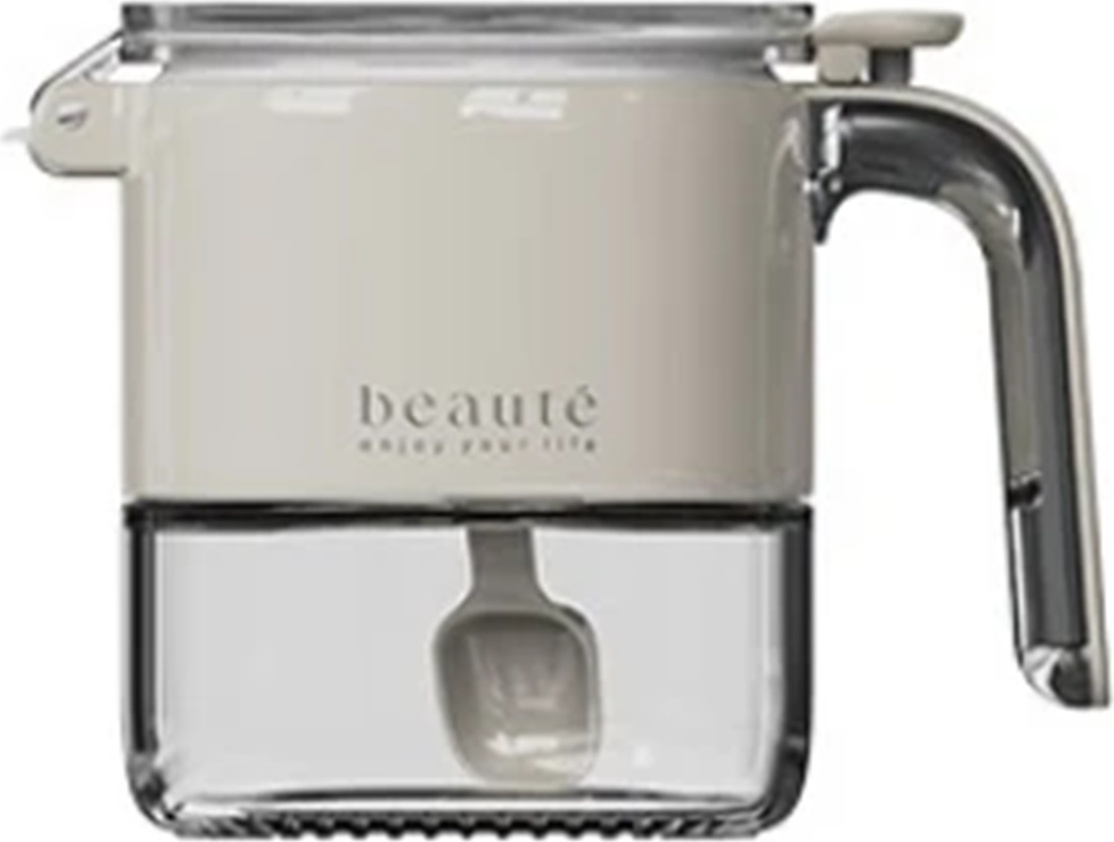 Xdovet Light Luxury Push-type Sealed Seasoning Jar Cross-border Moisture-proof MSG Seasoning Large-capacity Seasoning Box Seasoning Box