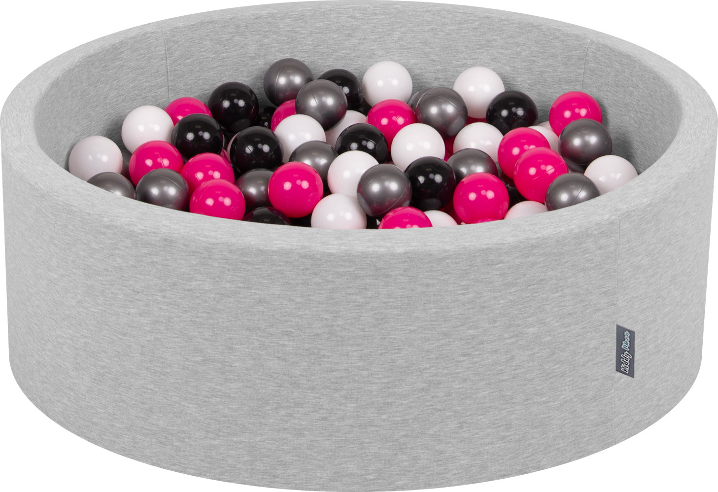 KiddyMoon 90X30/Sansballes Piscine À Balles Pour Bébé Rond Fabriqué En