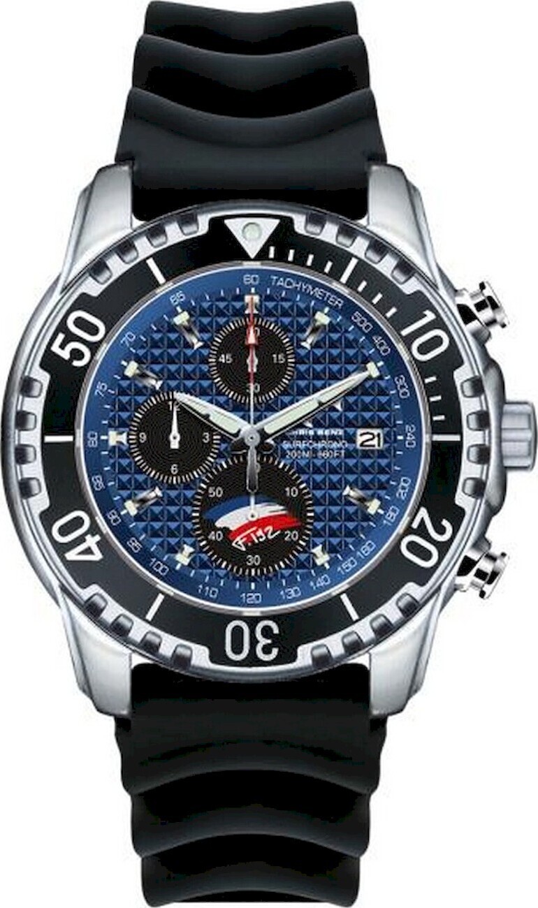 Chris Benz - Náramkové hodinky - Quartz - Surf&amp;Sail Antoine Albeau 200M - CB-200SC-KBS