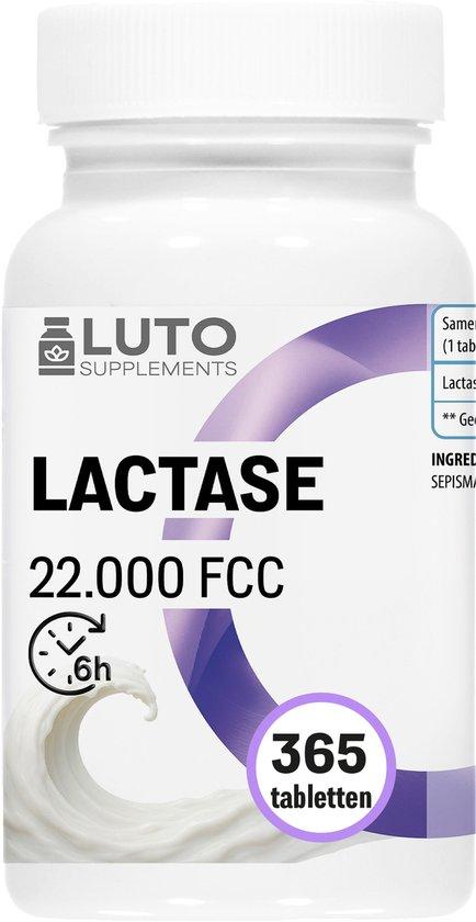 LUTO Supplements Laktase 22.000 Depot – 365 Tabletten
