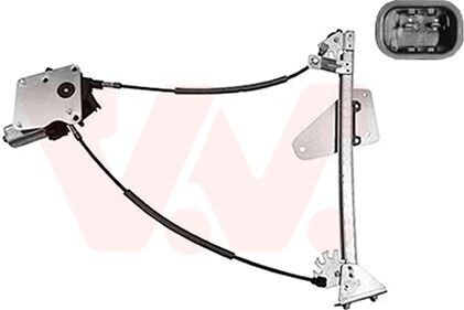 VAN WEZEL Regulátor okien s elektromotorom vpredu vľavo (2759261) pre Mazda Mx-5 II