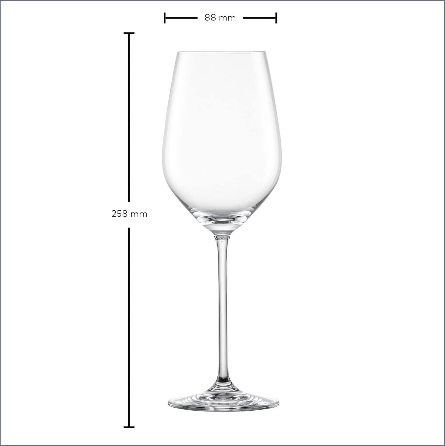 SCHOTT ZWIESEL Rotweingläser Fortissimo, 6er-Set – Elegante Tritan-Gläser, Made In Germany