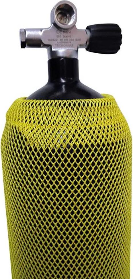 Tecnomar 15l Tauchflaschennetz Gelb Gelb One Size AC-67N-E-AM