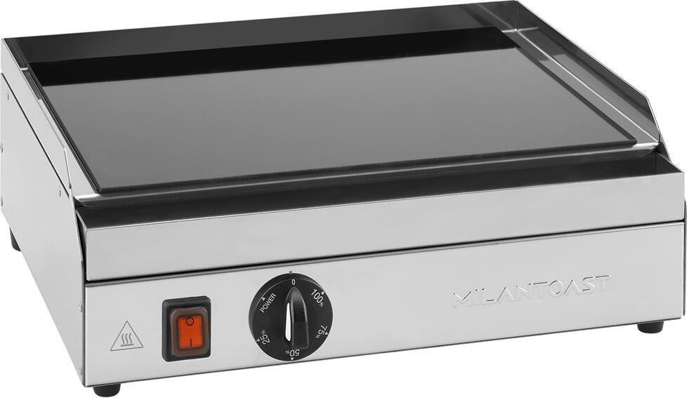 MILANTOAST-Hladká sklokeramická fritovacia doska 36x28 220-240v 50 / 60hz 1.1kw