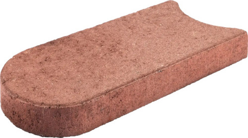 Lusit Rasenabschlussstein Mähfix rot 33 cm x 16 cm x 4,5 cm 15420