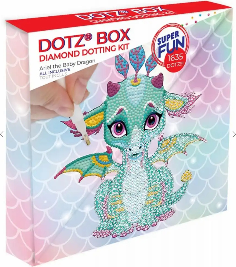 Diamond Dotz DOTZ BOX Diamond Dotting Kit Ariel Baby Dragon 435DBX010