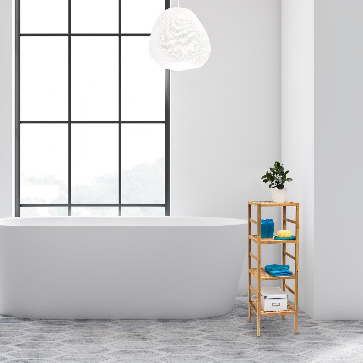 B2X Badezimmerregal aus Walnussholz