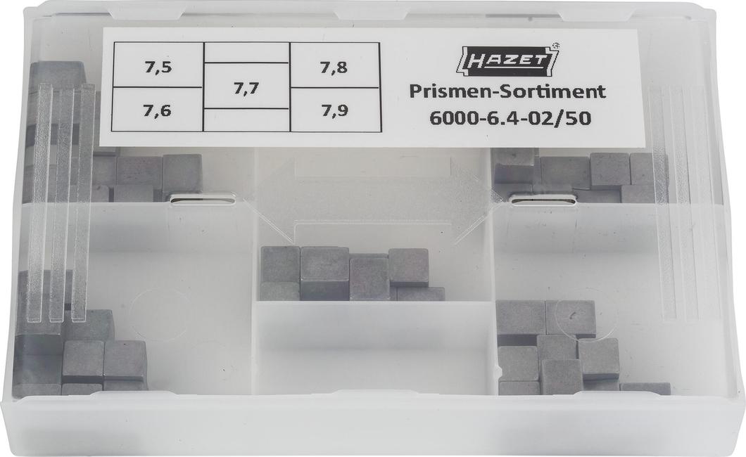 Hazet Prismen-Sortiment 7,5 / 7,6 / 7,7 / 7,8 / 7,9 mm, 6000-6.4-02/50